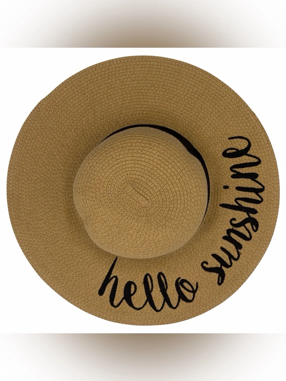 Wide Brim Straw Sun Hat 